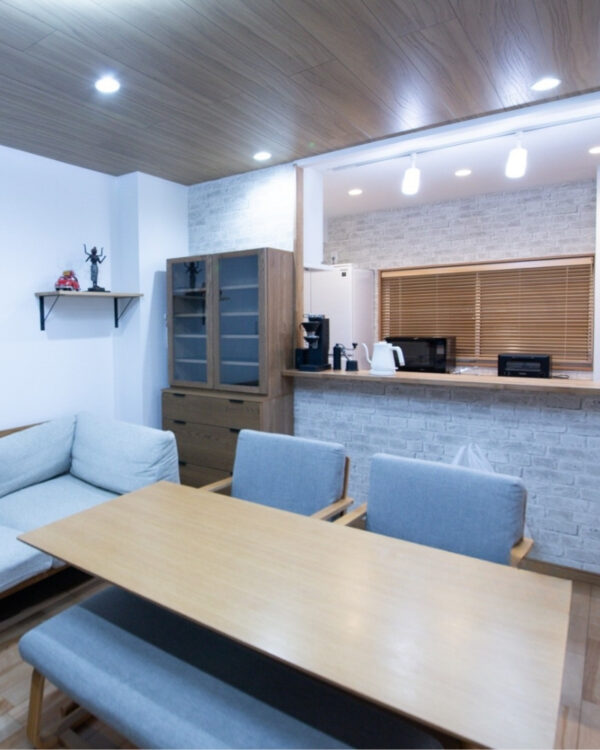 木目で統一することで、 あたたかみのある空間に♪